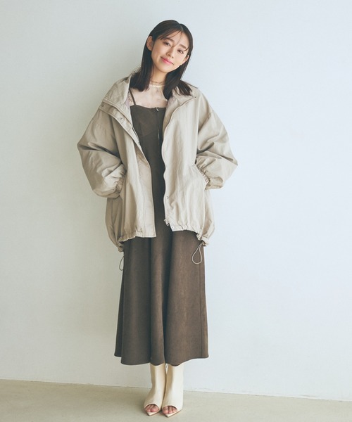 メロメロキャミワンピ➕ボンネットずきんズM・Lサイズ。ボンネットずきんズS mysty woman ワンピース フロントZIPキャミワンピ 101907