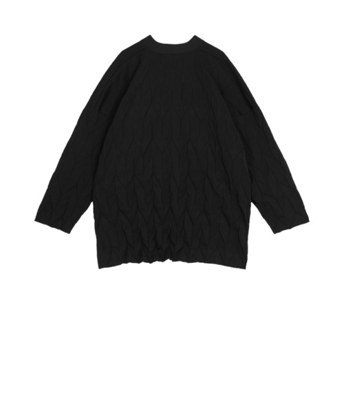 JNBY オパール加工 ニット JNBY ニット セーター Geometric Pressed-pleats Loose-fit