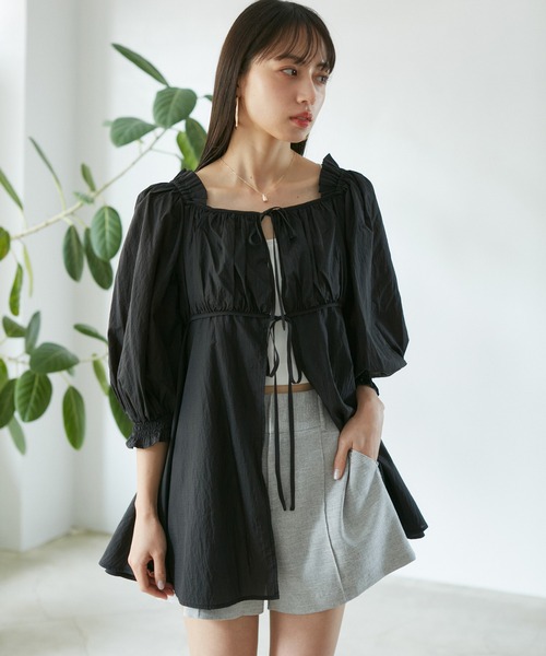 【新品未使用】Rosy Monster LUNAチュニックブラウス パフスリーブ 3059002069864136_01_8448w.jpeg