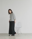 tシャツ ワイドシルエット ショート丈Tシャツ...の詳細画像2