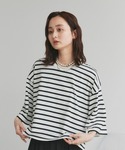 tシャツ ワイドシルエット ショート丈Tシャツ...の詳細画像3