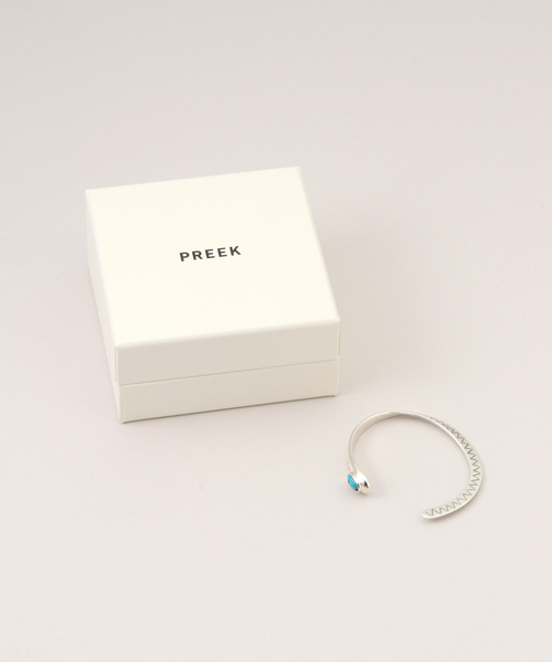 IENA ブレスレット 「PREEK/プリーク」STONE TWIST BANGLE バングル 