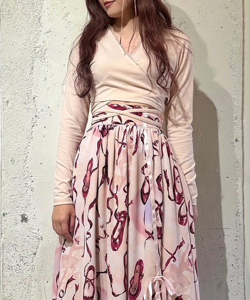MILK バレリーナTOPS MILK（ミルク） tシャツ バレリーナ カシュクール レディース