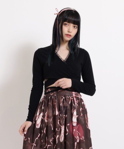 tシャツ バレリーナ カシュクール レディース