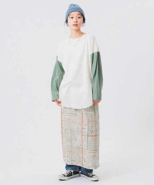 BEAMS BOY tシャツ SCREEN STARS / 別注 2トーン ロングスリーブ