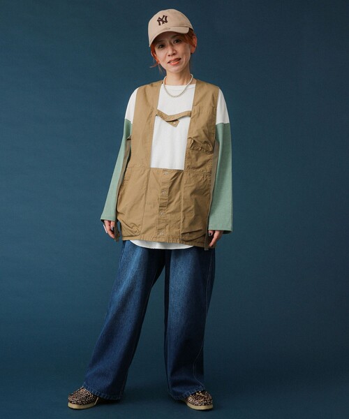 BEAMS BOY tシャツ SCREEN STARS / 別注 2トーン ロングスリーブ