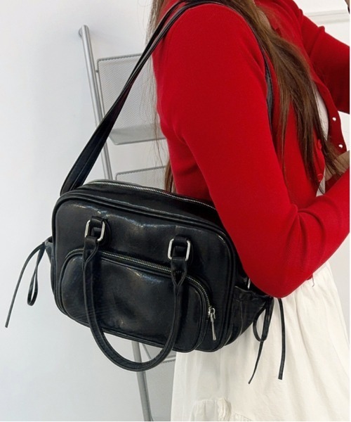 gossip!ロサンゼルス ショルダーバッグ バッグ Y2K リボンアウト