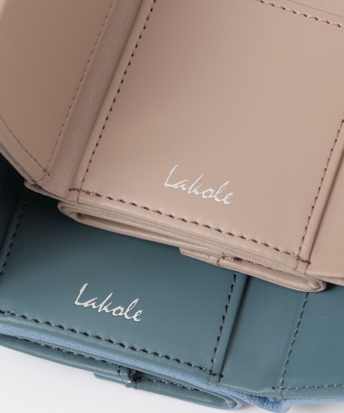 LAKOLE（ラコレ） 財布 メタルボタンミニウォレット / 127369