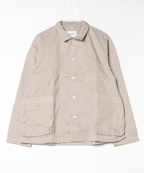 quadro カバーオール 60/2コーマギャバワークジャケット メンズ