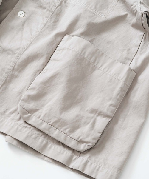 quadro カバーオール 60/2コーマギャバワークジャケット メンズ