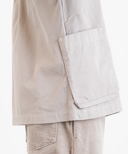 quadro カバーオール 60/2コーマギャバワークジャケット メンズ