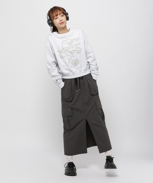 トレーナー スウェット CAVISH／クラシックローズプルオーバー（ウラケ） レディース Cavish トレーナー スウェット CAVISH／クラシックローズプル