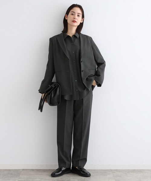 INDIVI（インディヴィ） スーツ 「日本製／SETUP可能」ゆるシルエット