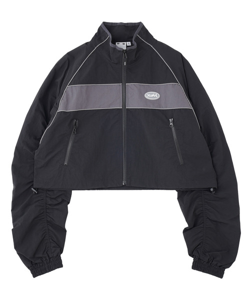 【安心発送】 ジャンバー ブルゾン X-girl CROPPED レディース JACKET TRACK ジャケット・アウター