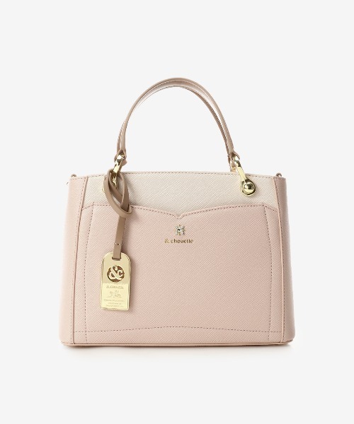& chouette（アンドシュエット） ハンドバッグ ビジュー付き