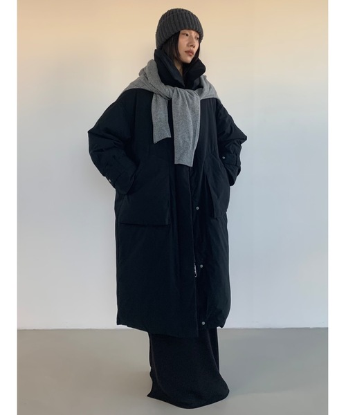 Didot.showroom ダウンコート ダウンジャケット スタンドカラーロング 