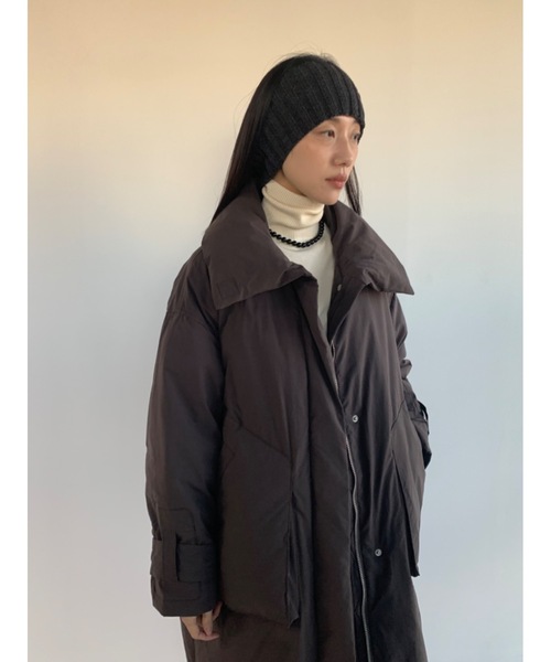 Didot.showroom ダウンコート ダウンジャケット スタンドカラーロング