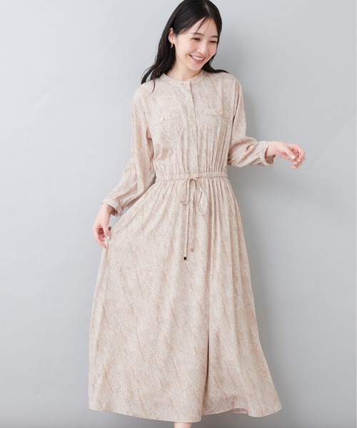 natural couture ワンピース オケージョン対応可 / 8分袖