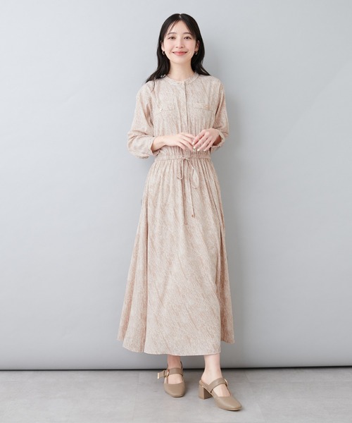 オケージョン　ワンピース natural couture ワンピース オケージョン対応可 / 8分袖