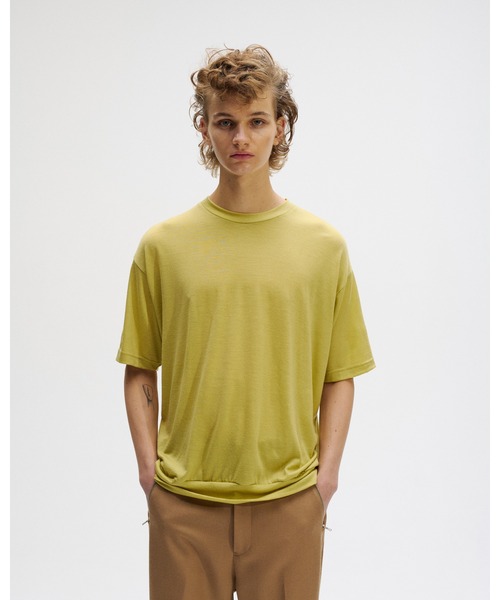 SOPHNET.（ソフネット） tシャツ WASHABLE WOOL S/S TOP メンズ