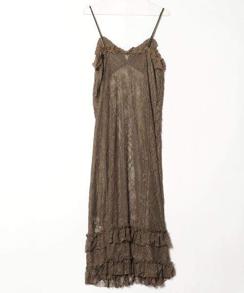 ROSE BUD（ローズバッド） ワンピース (CREOLME)LACE CAMI DRESS