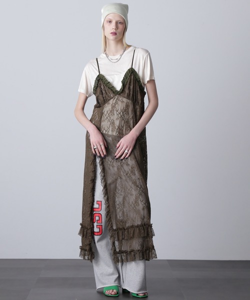 ワンピース (CREOLME)LACE CAMI DRESS_13
