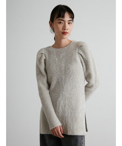 「styling/」 長袖ニット ONE SIZE グレー レディース_画像6