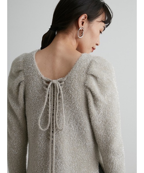 「styling/」 長袖ニット ONE SIZE グレー レディース_画像10