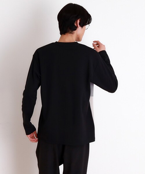 即購入⭕️ TJ THE SHOP TK tシャツ パネルブロッキング長袖Tシャツ メンズ