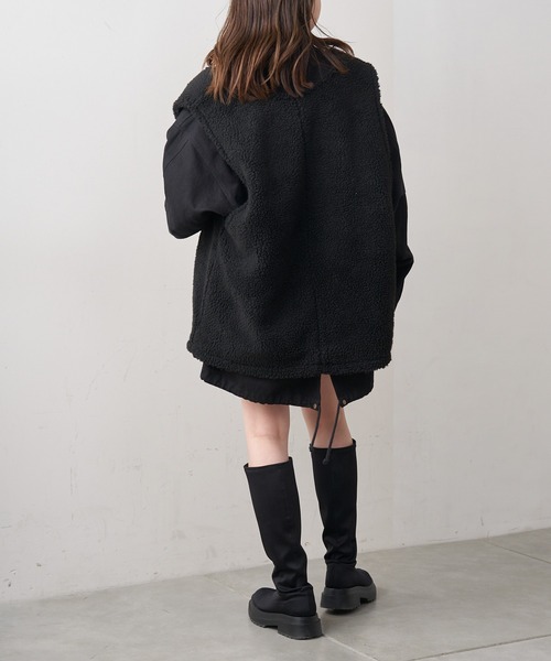 「Chico」 ジップアップブルゾン FREE ブラウン レディース_画像6