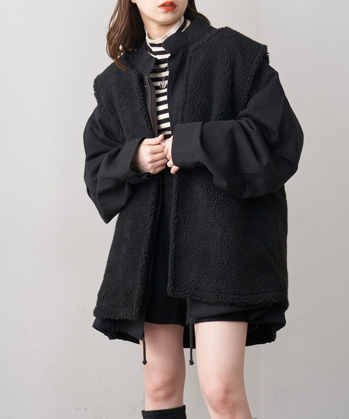 「Chico」 ジップアップブルゾン FREE ブラウン レディース_画像7