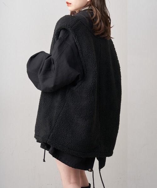 「Chico」 ジップアップブルゾン FREE ブラウン レディース_画像9