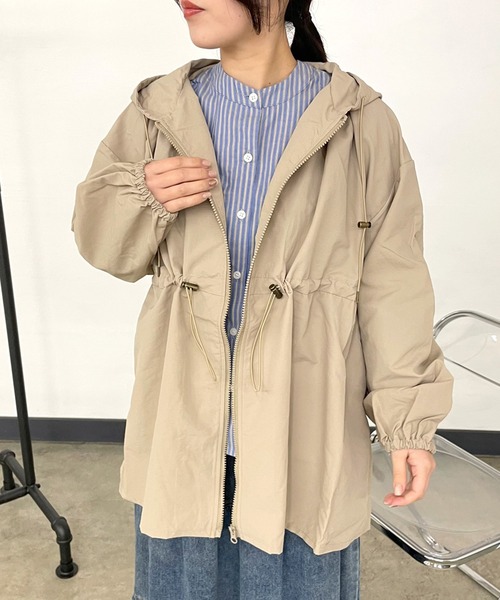CRB ブルゾン アウター ドロストフードブルゾン レディース : ZOZOTOWN