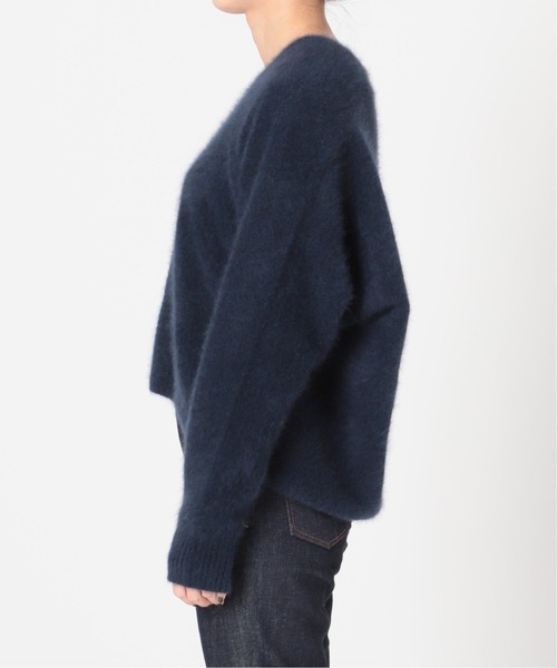 IENA（イエナ） Vネックニット FREE ネイビー レディース : ZOZOTOWN