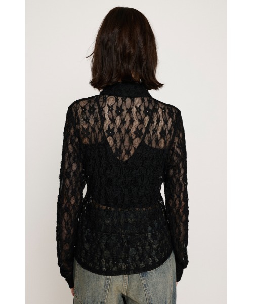 SLY ブラウス シャツ LACE COMPACT SH レース コンパクト