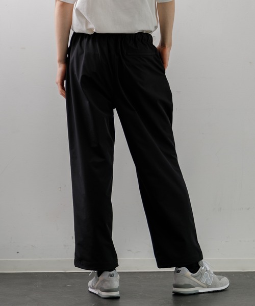 らいしページ wjk reluxe】tight knit denim tapered easy pants デニム