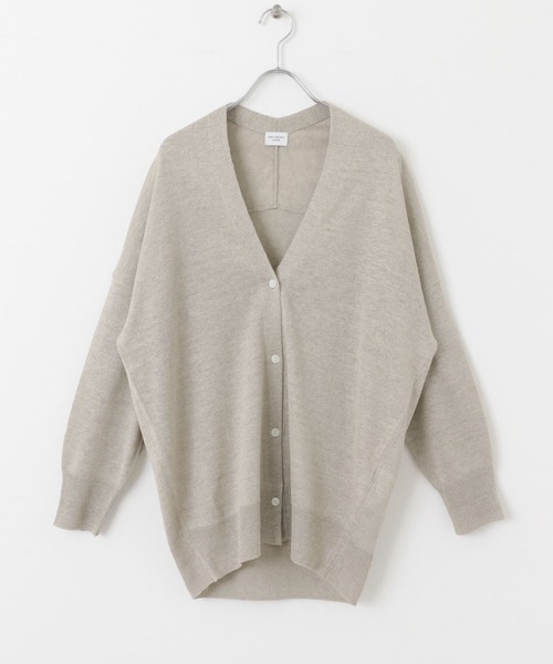 新品タグ付◉ L/BEIGE DOORS リネンVネックカーディガン Amazon | [アーバンリサーチ ドアーズ] カーディガン リネンV