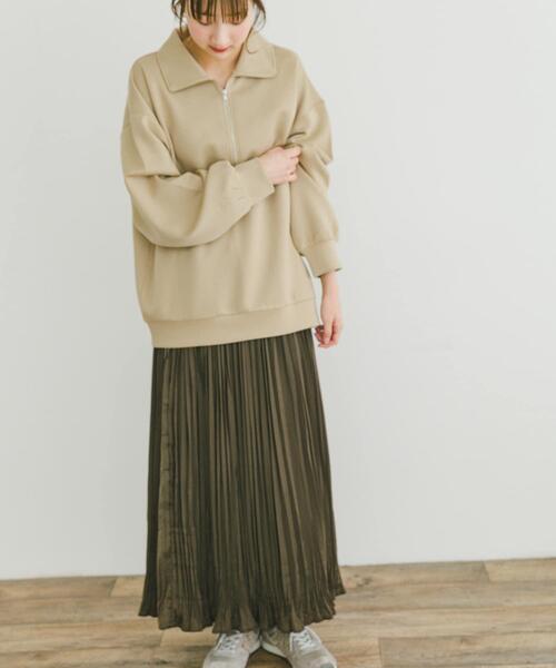 Monoha トップス＋ハーフスカート セット ITEMS URBANRESEARCH（アイテムズ アーバンリサーチ） セットアップ