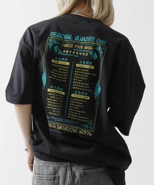 tシャツ 中華バックプリントTシャツ メンズ レディース : ZOZOTOWN