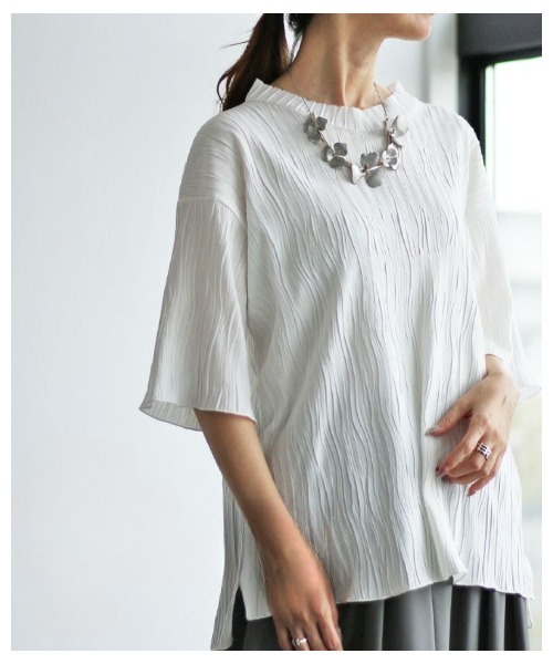 tシャツ Tシャツ＋上品　大人の正解トップス レディース