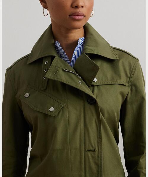 Ralph Lauren トレンチコート LAUREN RALPH トレンチコート コート ベルテッド コットン
