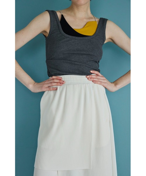 OMMO パンツ LAYERED PLEATS PT レディース : ZOZOTOWN Yahoo!店