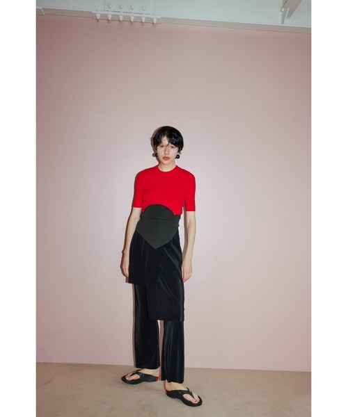 OMMO パンツ LAYERED PLEATS PT レディース : ZOZOTOWN Yahoo!店