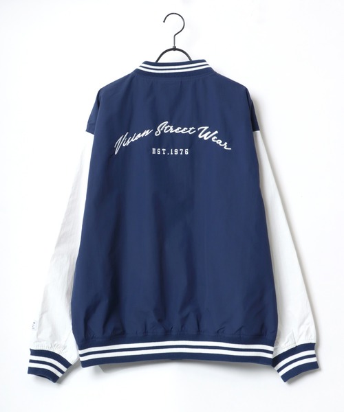 「VISION STREET WEAR」 スタジャン LL グリーン メンズ_画像6