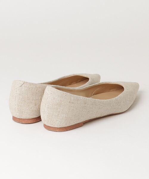 「ADAM ET ROPE'」 フラットパンプス 23cm ベージュ レディース_画像2
