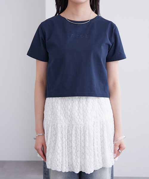 みみみ レディース Tシャツ T-ANGIE M mysty woman tシャツ アシメキャミドッキングプルオーバー