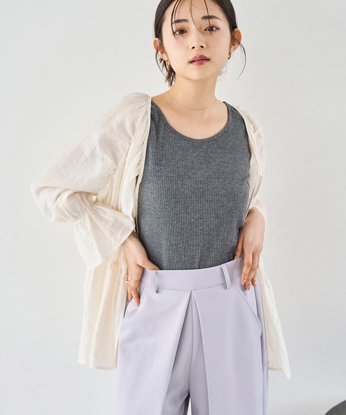 mil パンツ センタータックワイドパンツ レディース : ZOZOTOWN