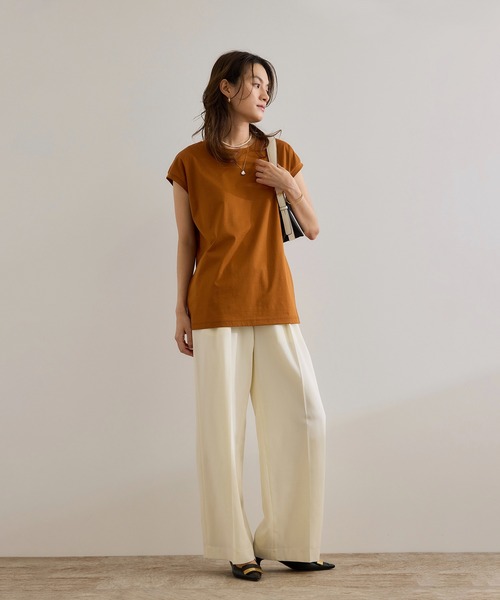 tシャツ 「接触冷感・洗える・洗濯耐久あり」ノースリーブTEE レディース ROPE' tシャツ 「接触冷感・洗える・洗濯耐久あり」ノースリーブ