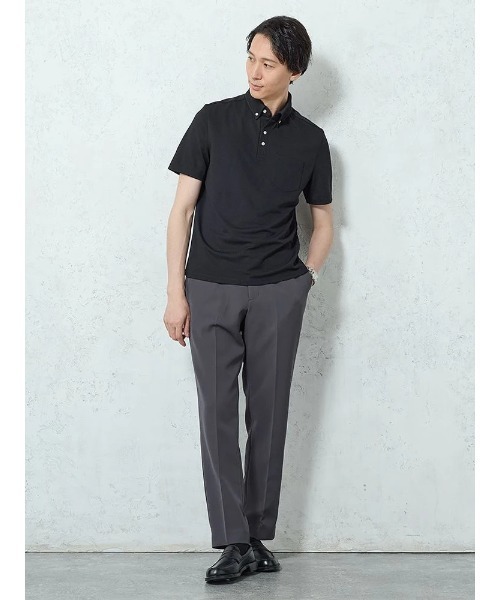 Tian Tao新品  ブラック&ホワイトポロ2 TOD'S / ブラック ローファー ラウンドトゥ スリッポン｜ESTNATION