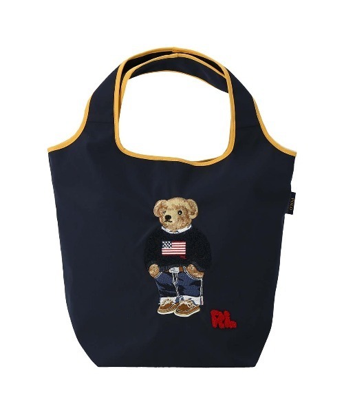 Ralph Lauren☆刺繍 ポロベア ショッパー トート バッグ POLO RALPH LAUREN 】ポロベア 刺繍 トートバッグ (POLO RALPH